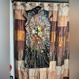 Silk Japanese Style Dress Size Large